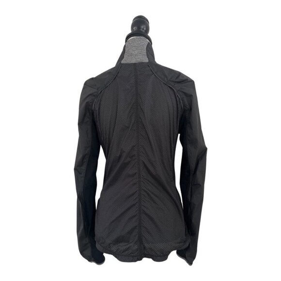 Lululemon Black Windbraker Jacket Size 6 / 05 - Picture 2 of 8